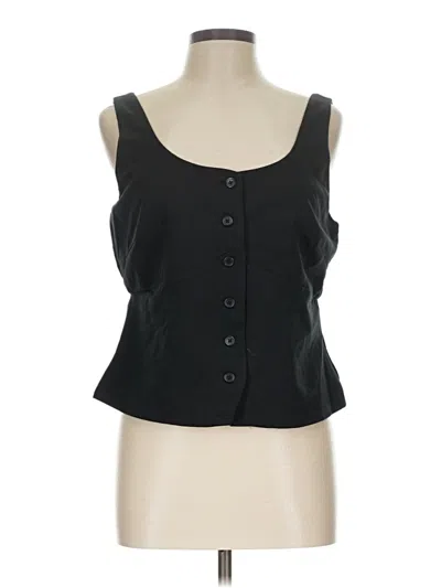 Pre-owned A New Day Sleeveless Blouse In Black