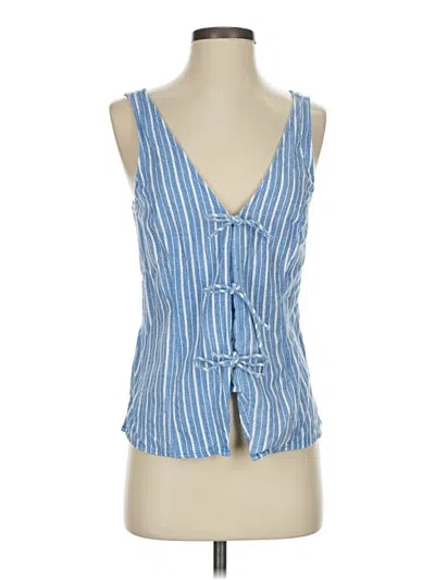 Pre-owned A New Day Sleeveless Blouse In Blue