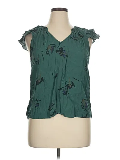Pre-owned A New Day Sleeveless Blouse In Blue