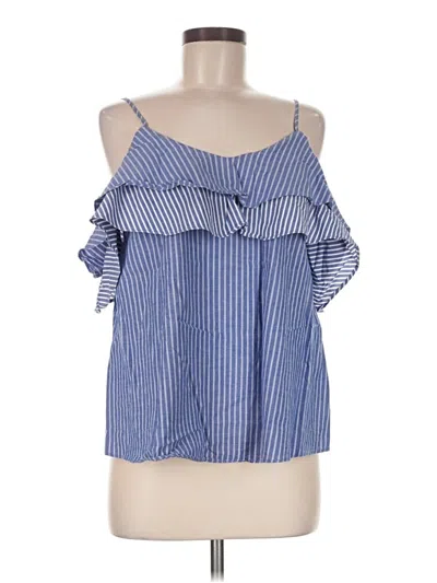 Pre-owned A New Day Sleeveless Blouse In Blue