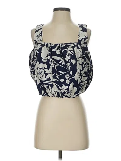 Pre-owned A New Day Sleeveless Blouse In Blue