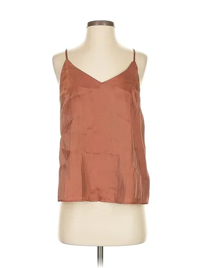 Pre-owned A New Day Sleeveless Blouse In Brown