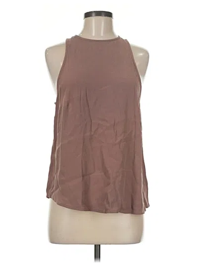 Pre-owned A New Day Sleeveless Blouse In Brown