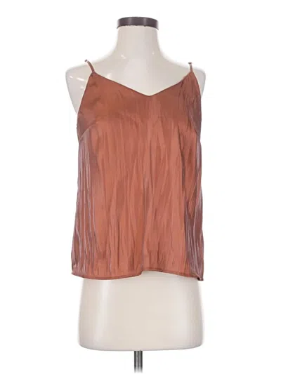 Pre-owned A New Day Sleeveless Blouse In Brown