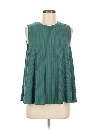 Pre-owned A New Day Sleeveless Blouse In Green