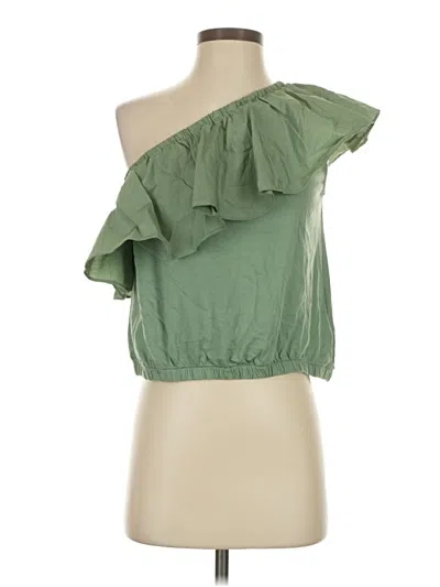 Pre-owned A New Day Sleeveless Blouse In Green