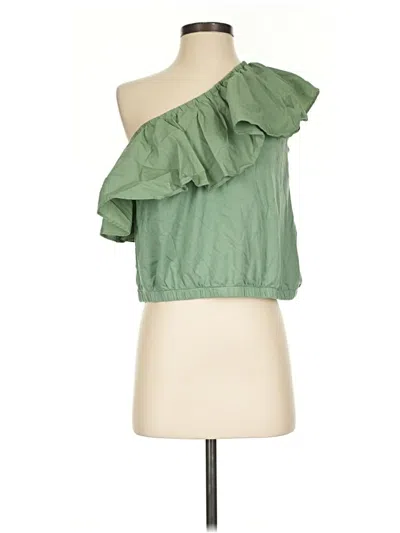 Pre-owned A New Day Sleeveless Blouse In Green