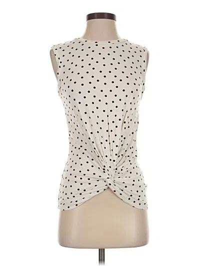 Pre-owned A New Day Sleeveless Blouse In Ivory