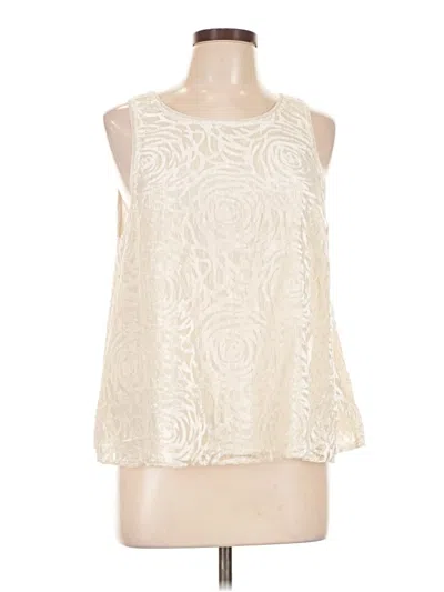 Pre-owned A New Day Sleeveless Blouse In Ivory