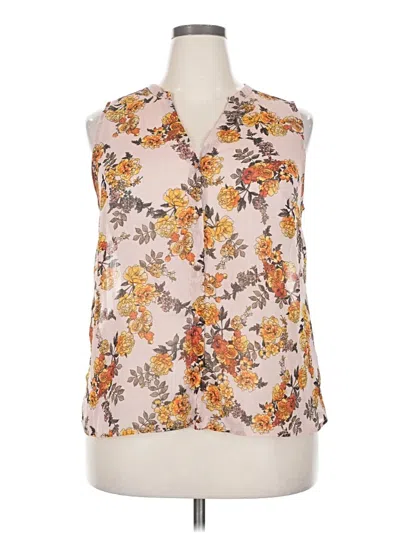 Pre-owned A New Day Sleeveless Blouse In Orange