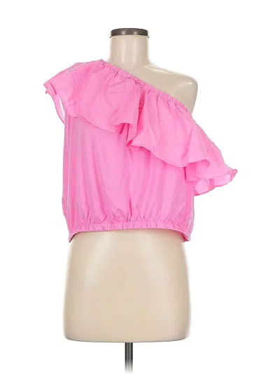 Pre-owned A New Day Sleeveless Blouse In Pink