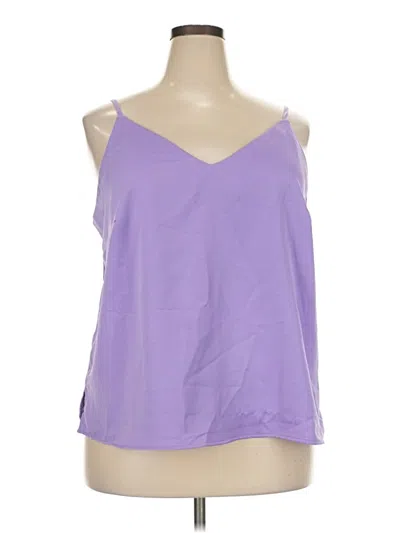 Pre-owned A New Day Sleeveless Blouse In Purple