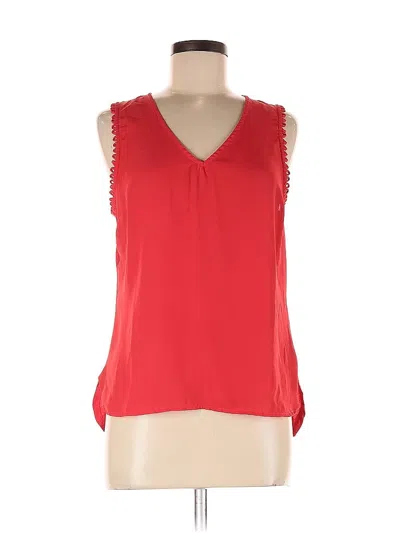 Pre-owned A New Day Sleeveless Blouse In Red