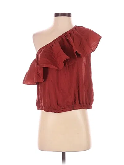 Pre-owned A New Day Sleeveless Blouse In Red