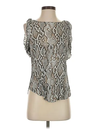 Pre-owned A New Day Sleeveless Blouse In Silver