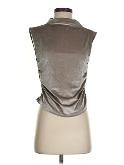 A New Day Sleeveless Blouse In Silver
