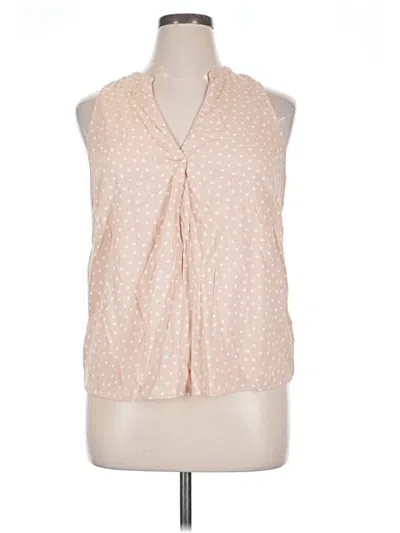 Pre-owned A New Day Sleeveless Blouse In Tan