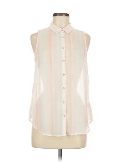 Pre-owned A New Day Sleeveless Blouse In White