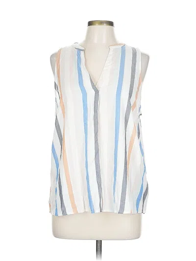Pre-owned A New Day Sleeveless Blouse In White