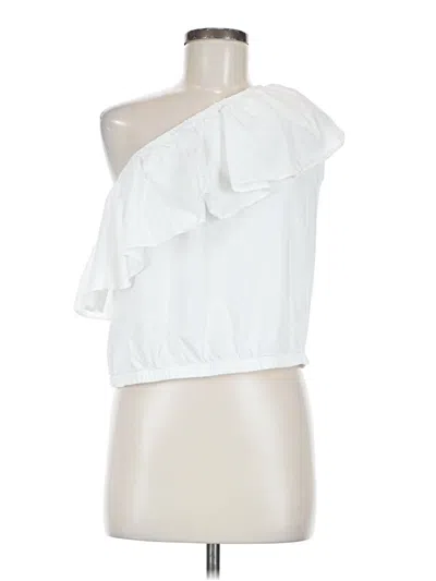 Pre-owned A New Day Sleeveless Blouse In White