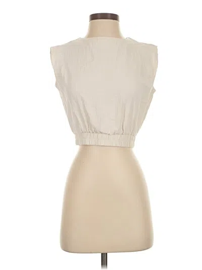 Pre-owned A New Day Sleeveless Blouse In White