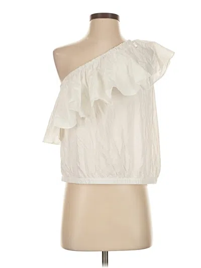 Pre-owned A New Day Sleeveless Blouse In White