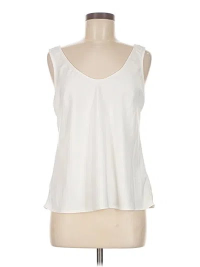 Pre-owned A New Day Sleeveless Blouse In White