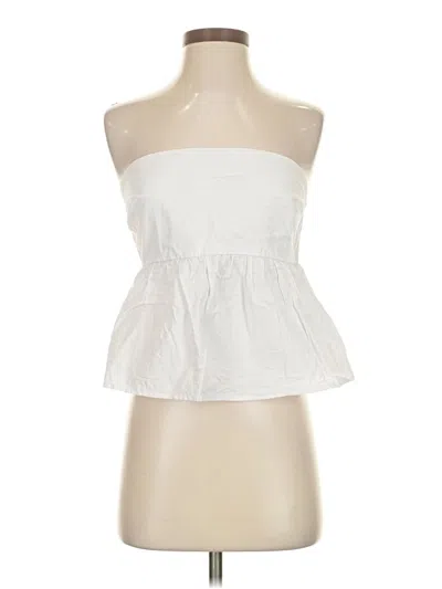 Pre-owned A New Day Sleeveless Blouse In White