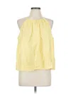 A New Day Sleeveless Blouse In Yellow
