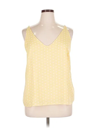 Pre-owned A New Day Sleeveless Blouse In Yellow