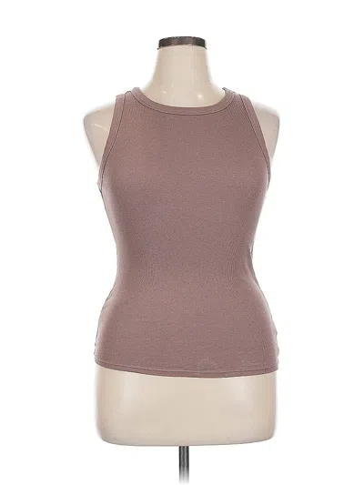 Pre-owned A New Day Sleeveless T-shirt In Brown