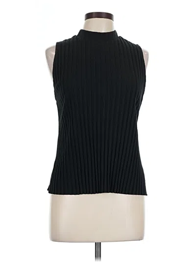 Pre-owned A New Day Sleeveless Top Black Halter Neckline Tops