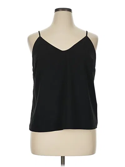 Pre-owned A New Day Sleeveless Top Black Halter Neckline Tops