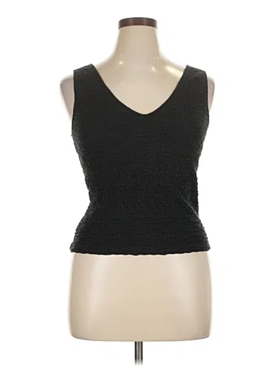 Pre-owned A New Day Sleeveless Top Black Sweetheart Neckline Tops