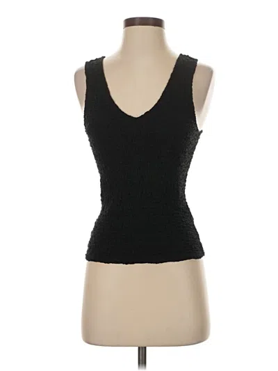 Pre-owned A New Day Sleeveless Top Black Sweetheart Neckline Tops