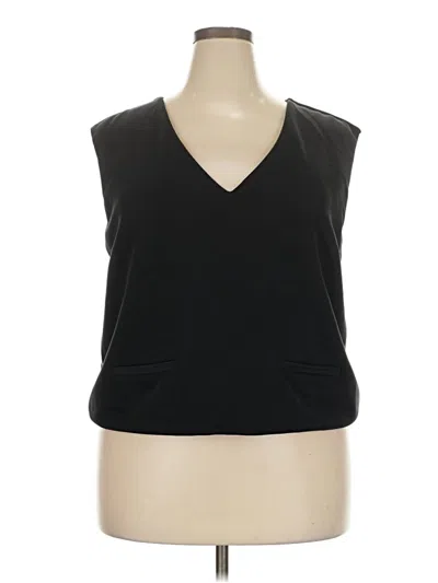 Pre-owned A New Day Sleeveless Top Black V-neck Tops