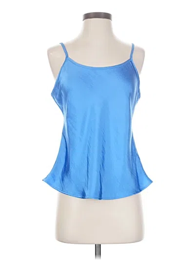 Pre-owned A New Day Sleeveless Top Blue Halter Neckline Tops