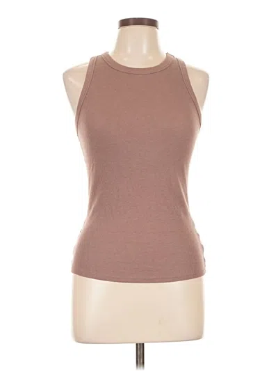 Pre-owned A New Day Sleeveless Top Brown Halter Neckline Tops