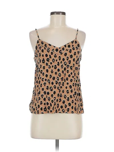 Pre-owned A New Day Sleeveless Top Brown Sweetheart Neckline Tops