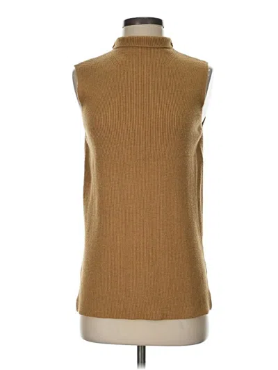 Pre-owned A New Day Sleeveless Top Brown Turtleneck Tops
