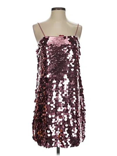 Pre-owned A New Day Sleeveless Top Burgundy Strapless Neckline Tops