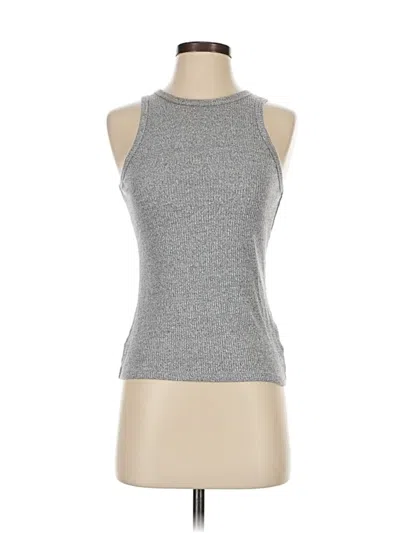 Pre-owned A New Day Sleeveless Top Gray Halter Neckline Tops