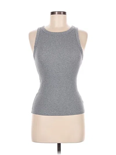 Pre-owned A New Day Sleeveless Top Gray Halter Neckline Tops