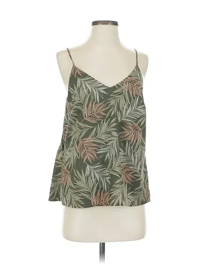 Pre-owned A New Day Sleeveless Top Green Halter Neckline Tops
