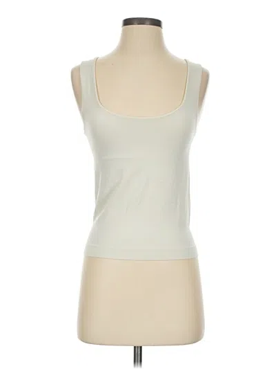 Pre-owned A New Day Sleeveless Top Ivory Scoop Neck Tops