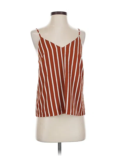 Pre-owned A New Day Sleeveless Top Orange Halter Neckline Tops
