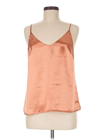 Pre-owned A New Day Sleeveless Top Orange Halter Neckline Tops