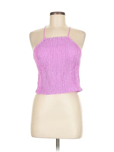 Pre-owned A New Day Sleeveless Top Pink Halter Neckline Tops