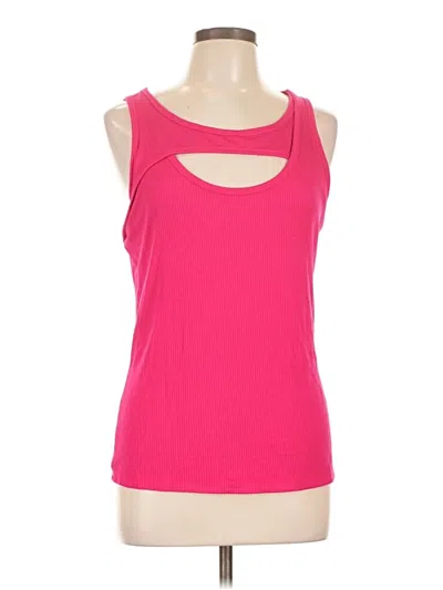Pre-owned A New Day Sleeveless Top Pink Keyhole Neckline Tops