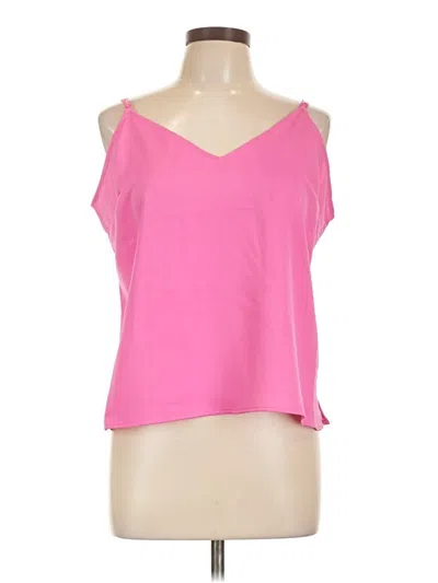 Pre-owned A New Day Sleeveless Top Pink One Shoulder Neckline Tops